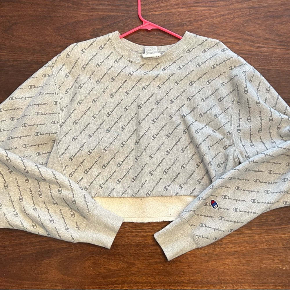 Champion Heather Gray Reverse Weave Sweatshirt